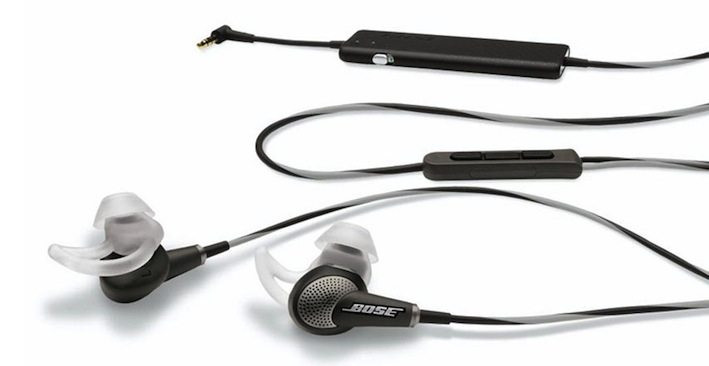 Bose Quiet Comfort 20i: In-Ear-Headphone mit integriertem Verstärker und cleverer Niese-Cancelling-Funktion.