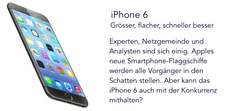 Die neuen iPhone-Modelle sollen angeblich bereits am 09. September 2014 vorgestellt werden.
