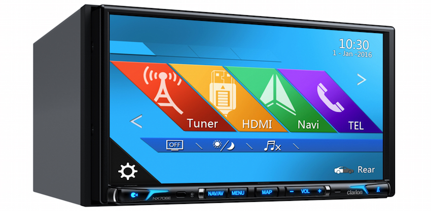 NX706E ist ein 2 DIN-Navigationssystem in elegantem und ausgefeiltem Design. Der Fahrer verfügt über einen 7-Zoll-Farb-LCD-Touchscreen, der während der Fahrt höchsten Komfort bietet.