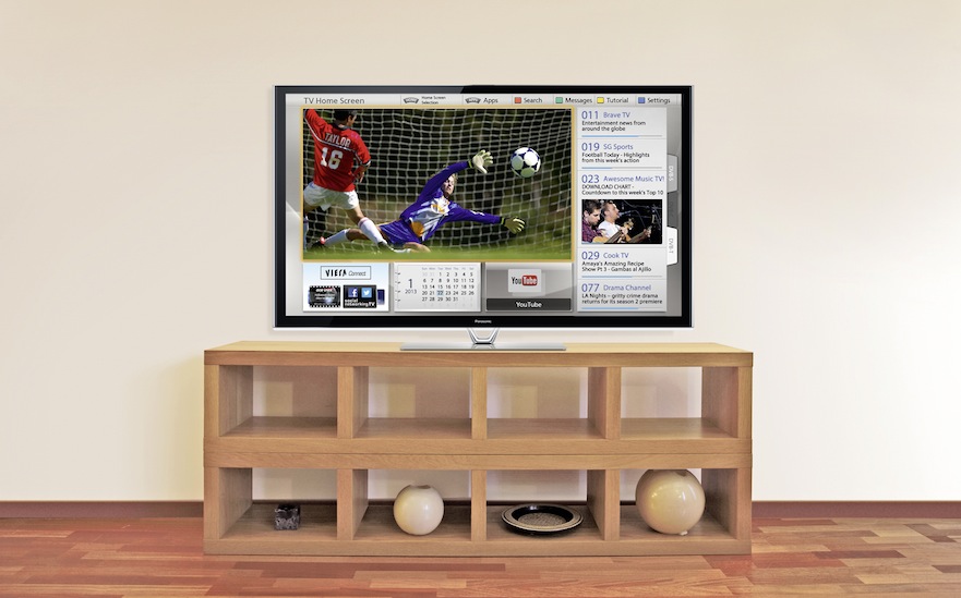 Keine Kabel, keine Antennen: Die neuen VIERA TVs versorgen den Zweitfernseher schnurlos mit allen Programmen.