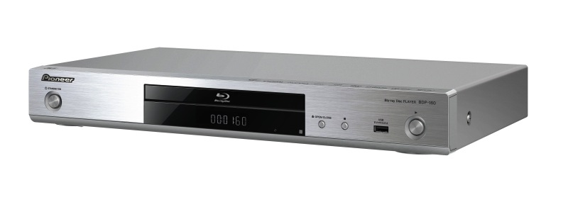 Pioneers neuer Blu-ray-Alleskönner BDP-160 ist in schwarzer und silberfarbener Ausführung lieferbar.