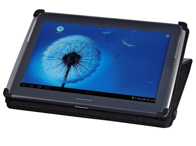 Die gleiche Tasche - ein anderes, deutlich größeres Tablet. Hama macht`s möglich! 