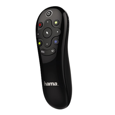 Die neue Air Mouse von Hama ist die ideale „Fernbedienung“ für Ihren TV, Blu-ray-Player, Ihre HiFi-Anlage oder die Spielkonsole.