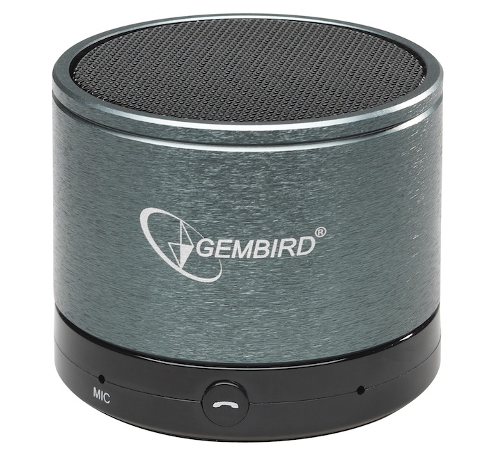 Satter Sound zum Musik hören und praktisch bei Telefonkonferenzen - GEMBIRD stellt mobilen Bluetooth-Lautsprecher mit Mikrofon vor.