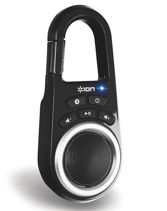 Sound für unterwegs: Clipster, der Bluetooth-Lautsprecher mit Clip-Halterung und integriertem Akku.