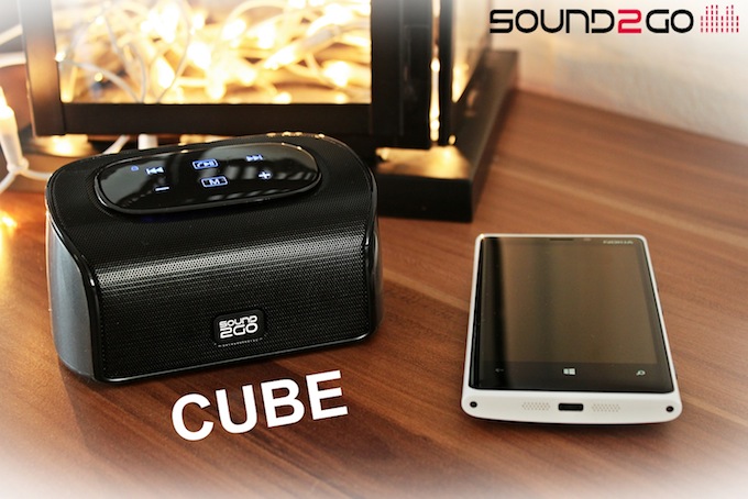 Mobil, klangstark und flexibel nutzbar, der Sound2 Go Cube.