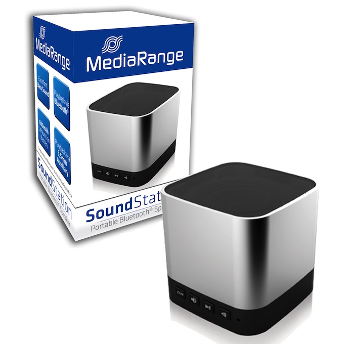 Der Allrounder: Die SoundStation lässt sich schnell und einfach kabellos via Bluetooth mit jeden Smartphone bzw. Tablet verbinden.