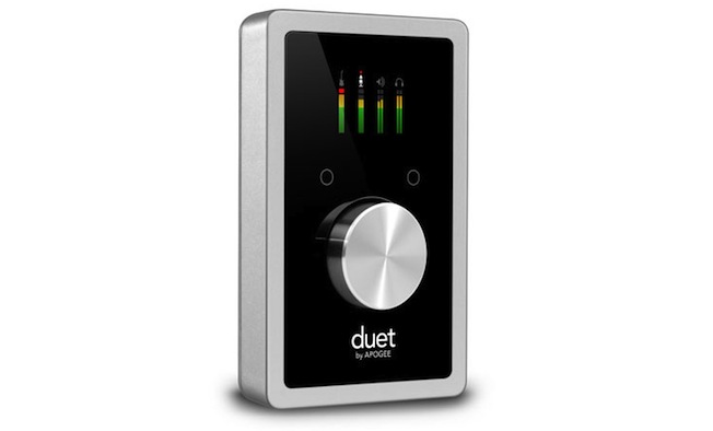 Genial: Das Apogee Duet für iPad und Mac vereint Stereo-Interface, Kopfhörerverstärker und MIDI-I/O in einem handlichen Gerät.