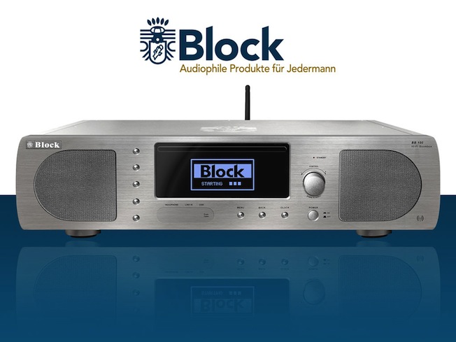 Audioblock – Audiophiles für Jedermann seit 2009: Block präsentiert die Boombox BB-100: die kompakteste High-End-Stereoanlage auf dem Markt.