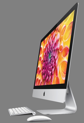 Extraflach: Wie gewohnt sprechen die neuen iMac-Modelle auch das anspruchsvolle Auge an.