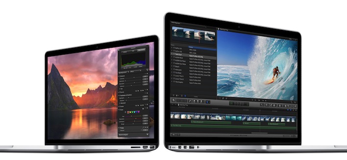 Der neue Mac Pro bietet unvergleichliche Leistung für professionelle Apps von Apple, wie Final Cut Pro X, Logic Pro X und Aperture. Final Cut Pro X wurde für die Unterstützung der Dual-GPUs optimiert um die Wiedergabeleistung in Echtzeit zu verbessern, Rendering und Export zu beschleunigen und 4K Video-Betrachtung durch Thunderbolt 2 und HDMI zu ermöglichen.