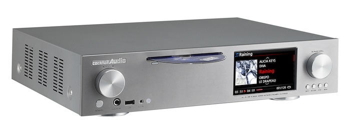 Der Nachfolger des X10, der CocktailAudio X30 ist auch in silberfarbener Ausführung lieferbar - natürlich ebenfalls im edler Alu-Gewand.