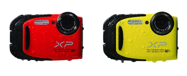 Neben der blauen Ausführung ist die FinePix XP70 auch in den attraktiven Farben Orange und Gelb verfügbar.