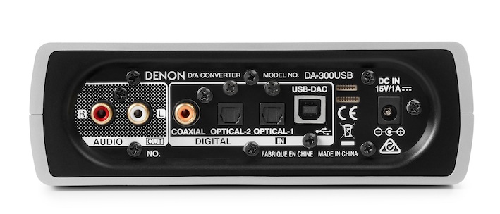 Dank des USB-B-Eingangs können auf dem Computer gespeicherte Musikdateien und Musik von Internet-Streaming-Diensten über den DA-300USB verarbeitet und mit höchstmöglicher Klangqualität wiedergegeben werden. Der Computer erkennt den DA-300USB als externe Soundkarte und legt damit die eigene, meist minderwertigere Audioelektronik still.