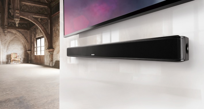 Die Wandmontage ist ein weiterer Vorteil der Denon DHT-S514.