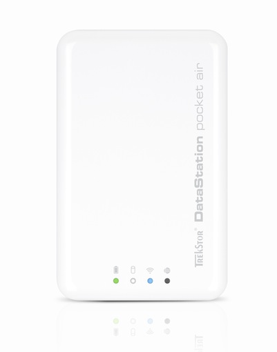 WLAN-Festplatte mit Hot Spot inklusive USB 3.0-Port, Akku und Power-Bank-Funktion: TrekStor DataStation pocket air jetzt schon ab 89 EUR.