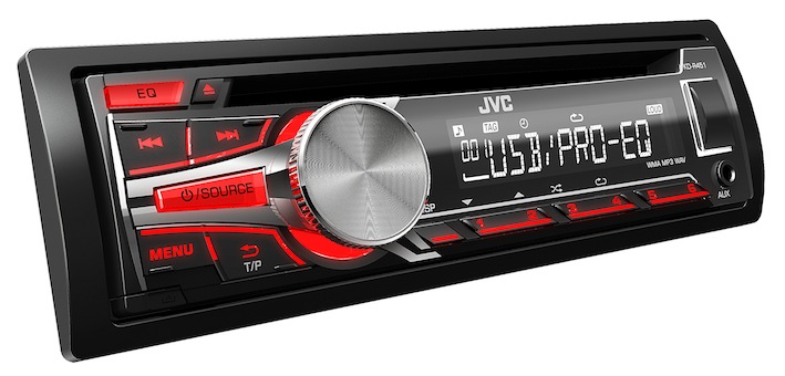 JVC KD-R451: USB/CD-Receiver mit Bluetooth-Vorbereitung, Front-USB/AUX und neuem Digital Processing Tuner.