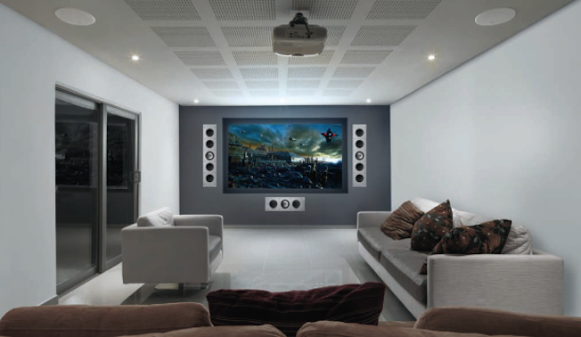 Extremes Heimkino-Erlebnis von KEF: Hochauflösende und frei montierbare Heimkino-Lautsprecher und Einbau-Subwoofer.