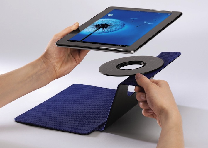 Passend für jedes Tablet bis zu einer Diagonalen von 25,6 Zentimetern: Hamas Tablet-Tasche "Rotation".