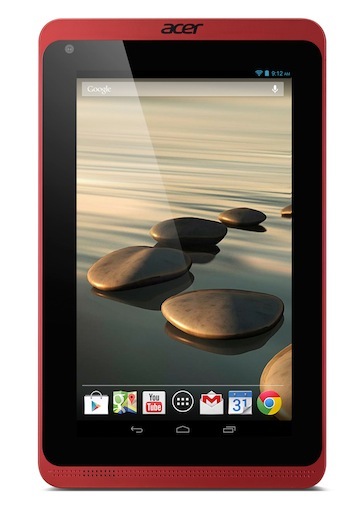Acer Iconia B1-720: 7 Zoll Einstiegs-Tablet im handlichen Formfaktor, leistungsstarkem Prozessor und längerer Akkulaufzeit.