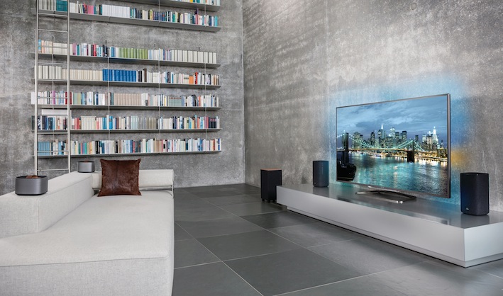 Superschick und trotzdem unauffällig: Dank ihres zeitlos-eleganten Designs lässt sich das Fidelio E5 in nahezu jeder Wohnraumumgebung betreiben.