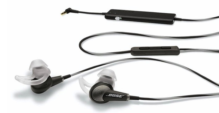 Bose Quiet Comfort 20i: In-Ear-Headphone mit integriertem Verstärker und cleverer Niese-Cancelling-Funktion.