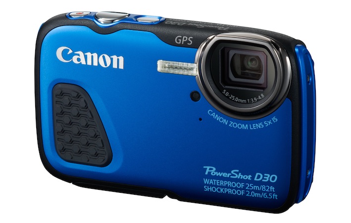 Die PowerShot D30 ist konzipiert für Abenteurer und der ideale Begleiter beim Adrenalin-Kick.