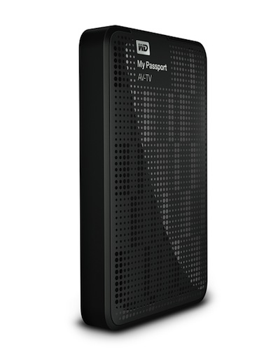 Mit der neuen My Passport AV-TV hunderte von Sendungen über aufnahmefähige TV-Geräte aufnehmen und wiedergeben.