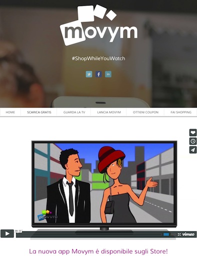 Movym bringt die erste Second-Screen-App für Mode und Lifestyle auf den Markt App mit eigener „Automatic Content Recognition“-Technology soll ab 2014 auch auf Deutsch verfügbar sein.