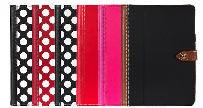 Die elegante (und in diversen Farbausführungen erhältliche) Schutzhülle Backbay Folio schützt das iPad Air.