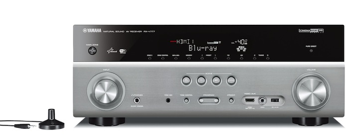 RX-V777: Surround-Sound, 4K-Ultra-HD Processing, WiFi und Apple AirPlay.