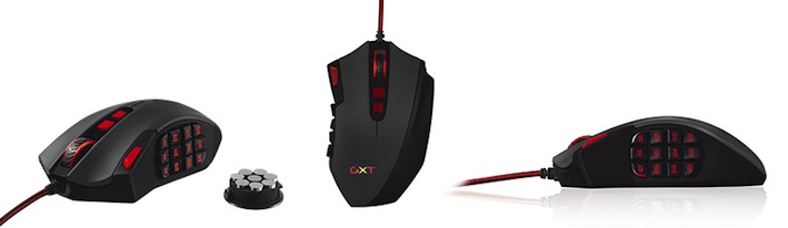 Mit der neuen GXT166 MMO Gaming Mouse behalten Sie in jedem Spiel die Oberhand! Die GXT166 ist mit ihren 18 programmierbaren Tasten, von denen 12 auf der Daumentastatur angeordnet sind, ideal für MMO-Spiele (World of Warcraft, League of Legends).