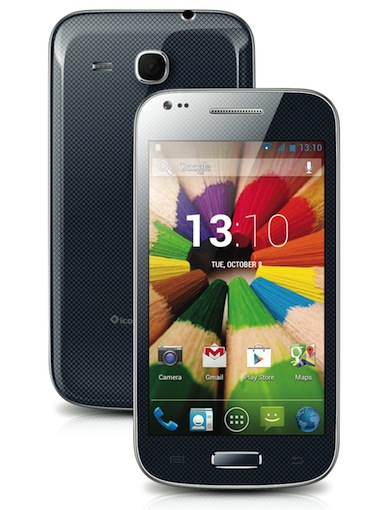 Das iconBIT Mercury LX kommt in schwarz und weiß mit 2 Kameras, 2 SIM-Slots und Dual Core Prozessor