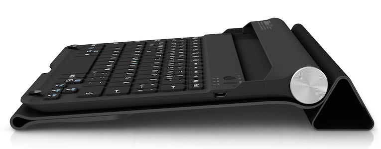 Das TrekStor Bluetooth® Keyboard erleichtert die Eingabe von E-Mails und längeren Texten, bietet angepasste Funktionstasten zum Steuern des Tablet und zugleich Schutz für die Hardware.