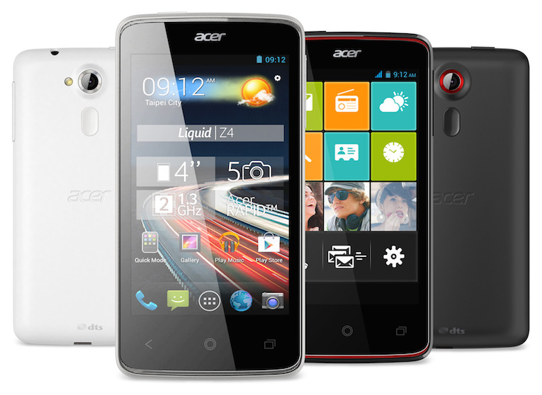 Ab jetzt verfügbar: Acer Liquid Z4, der smarte Begleiter für Surfen, Social Media und Schnappschüsse im kompakten 10,2 cm (4 Zoll)- Format.