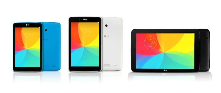 Mit den drei neuen Tablet-Rechnern ergänzt LG sein Tablet-Portfolio und hält nun, zusammen mit dem bereits etablierten G Pad 8.3, eine breite Auswahl für die Konsumenten bereit.