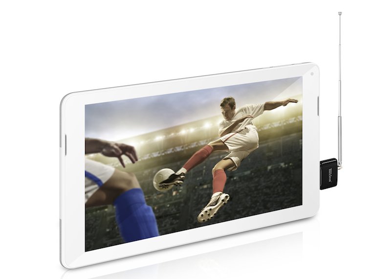 10.1 Zoll SurfTab® mit starkem Grafikprozessor, Autofokus-Kamera und frontseitigen Stereo-Lautsprechern.