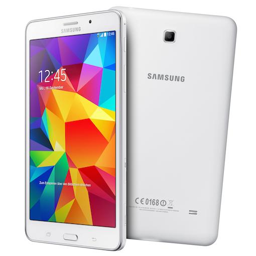 Leistungsfähig und mit gerade einmal 276 Gramm Gewicht ist das GALAXY Tab 4 7.0 (17,78 cm) das Leichtgewicht unter den Samsung Tablets und lässt sich auch in schmalen Taschen bequem mitnehmen. Der Speicher der Wi-Fi-Variante ist um bis zu 32 GB erweiterbar. Beim LTE-Modell ist eine Speichererweiterung um bis zu 64 GB möglich. Das GALAXY Tab 4 7.0 wird ab Juni 2014 als Wi-Fi-Variante in den Farben „Ebony Black“ und „White“ verfügbar sein, zunächst im „Fußball Survival Package“ mit dem DVB-T-Receiver Tivizen pico Android 2*** und einem schwarz-rot-goldenem Sportbeutel für 199 Euro (UVP) im teilnehmenden Handel. Die LTE-Variante wird ab KW 25 für 309 Euro (UVP) erhältlich sein.