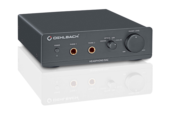 Oehlbach präsentiert einen neuen High-End-Kopfhörerverstärker mit asynchronem USB-Eingang und integriertem DA-Wandler.