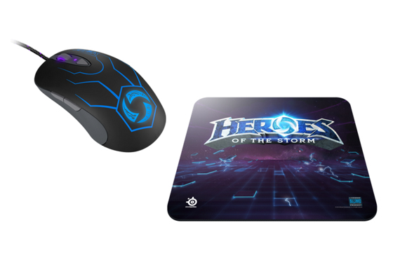 Die "Heroes of the Storm"-Maus hat eine gespiegelte Form und ist somit für Links- und Rechtshänder gleichermaßen geeignet.