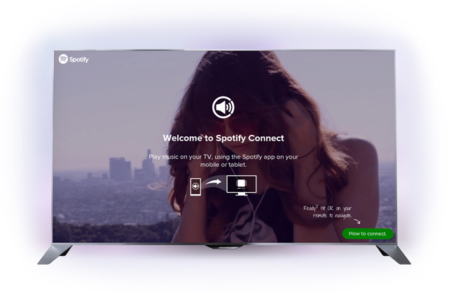 TP Vision integriert als weltweit erster TV-Hersteller Spotify Connect in seine Philips Smart TVs.