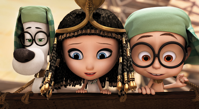 Als Sherman seiner Klassenkameradin Penny heimlich den Zeitomaten zeigt, landen sie prompt im alten Ägypten. (© 20th Century Fox)