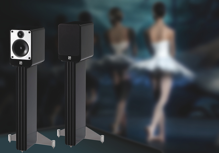 Q Acoustics hat natürlich auch die passenden Lautsprecherständer im Angebot - natürlich ebenfalls mit Gelcor-Technologie.