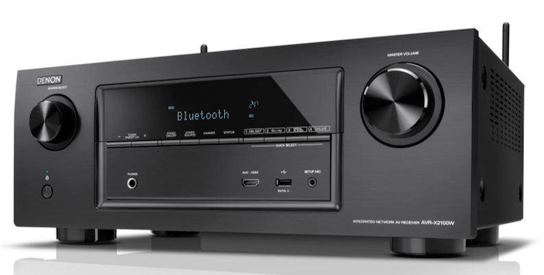 Schlichte Eleganz: Denons AVR-X2100W wirkt optisch eher zurückhaltend, hat es aber faustdick hinter den Ohren.