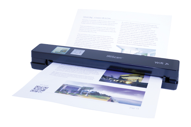 Der tragbare Scanner IRIScan Anywhere 3 Wifi ist perfekt für den Einsatz unterwegs.