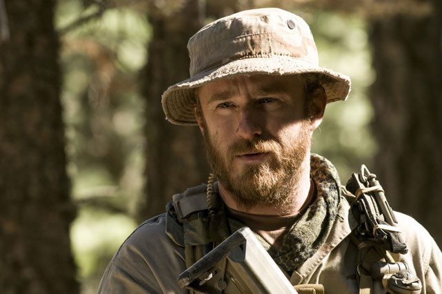 Die wohl realistischste Darstellung in "Lone Survivor" gelingt Ben Foster, der Matthew "Axe" Axelson verkörpert. (© Universum Film)