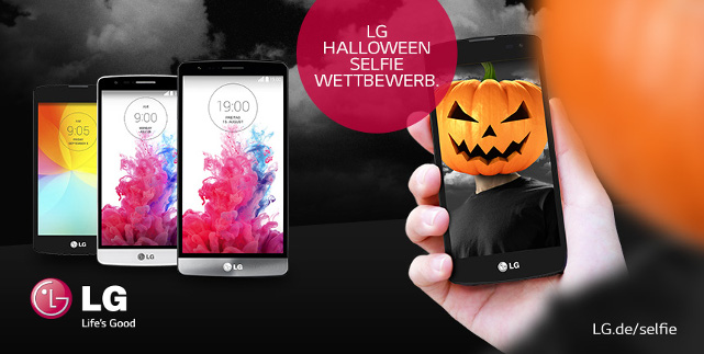 LG Electronics fordert die Verbraucher anlässlich von Halloween zu einem Selfie-Wettbewerb des Horrors auf.