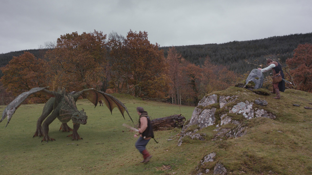 Gefallene Könige, tapfere Ritter, epische Schlachten und blutrünstige Drachen - all das bietet "The Dragons of Camelot - Die Legende von König Arthur". (© Splendid Film)