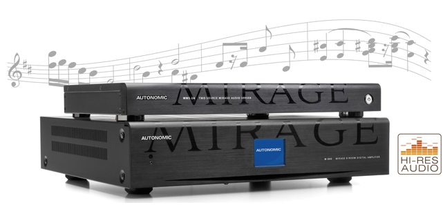 Mit der Mirage-Serie bietet der amerikanische Hersteller Autonomic Musikliebhabern die weltweit erste Cloud-basierte Medienserverlösung.