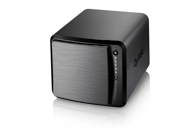 Das 4-Bay-NAS von ZyXEL bietet bis zu 24 Terabyte Speicherplatz und die Möglichkeit, von überall zu synchronisieren.